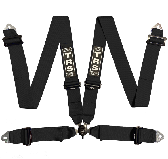 4 Point Magnum Ultralite FIA Harness - Black