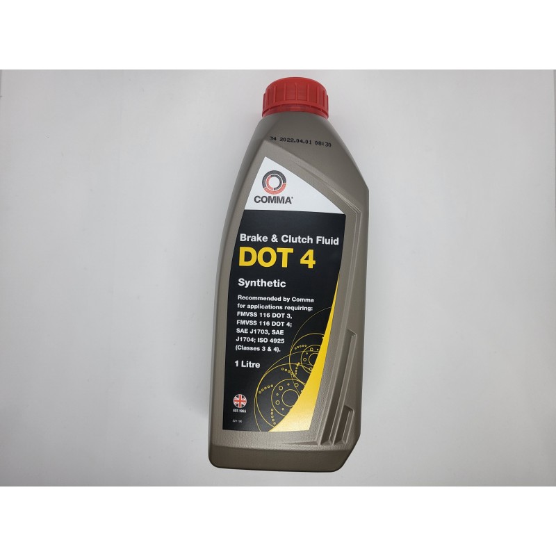 Brake/Clutch Fluid DOT 4 1 Litre