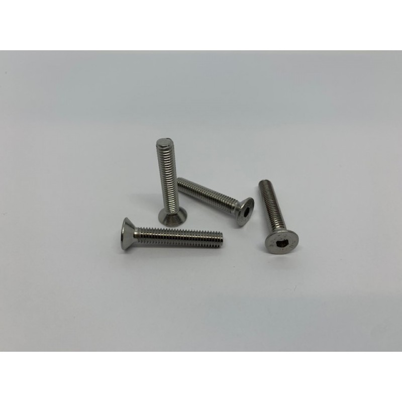 M6 x 35 Countersunk Stainless Steel Screen Pillar Screw