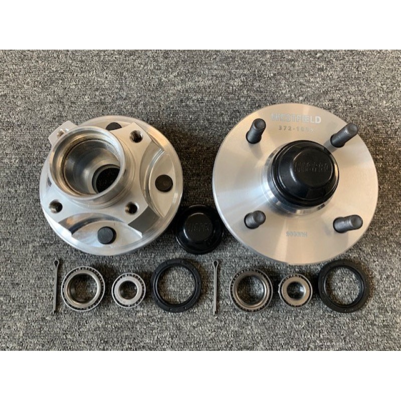 Aluminium Front Hub With Bearing and Studs