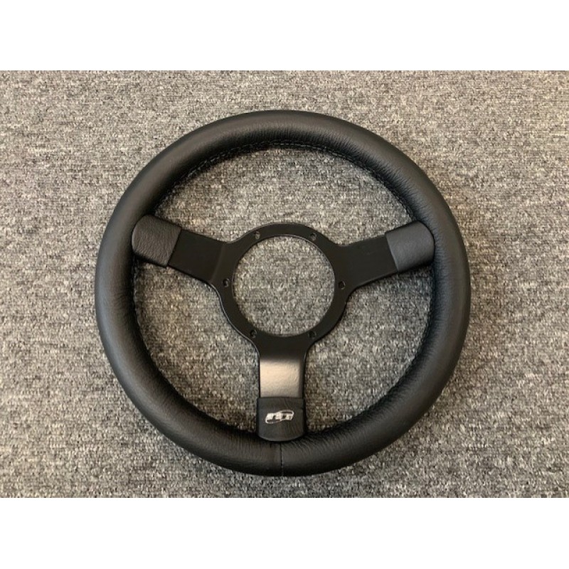 Westfield 12” Black Leather Steering Wheel