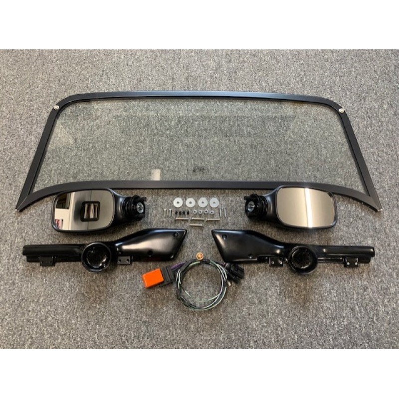 Black Heated Windscreen Kit