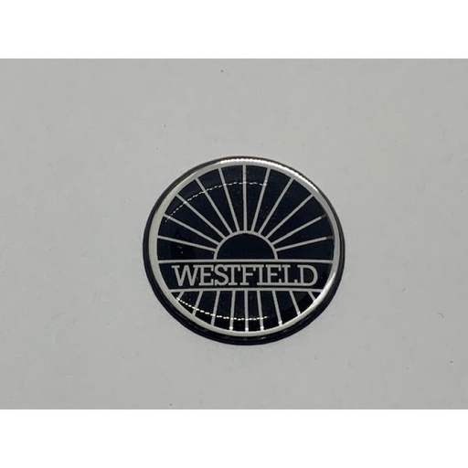 [6131012] Westfield Badge 25mm Black/Silver