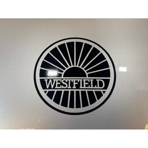 [6131090B] 100mm Westfield Logo Transfer Black